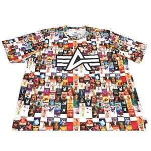 Playboy Magazine Covers Alpha Industries T shirt Tee Large